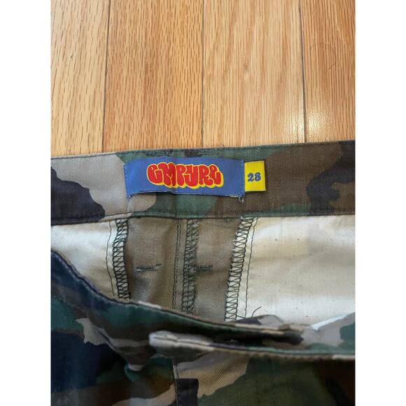 Empyre Relax Camouflage Cargo Military Pants Baggy Skater 90s Y2K Size 28 Loose - Picture 4 of 5